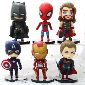 Fantastica <span class=keywords><strong>Action</strong></span> Figure Cartone Animato Marvel per Feste Torte di Compleanno Spider <span class=keywords><strong>Man</strong></span> in PVC <span class=keywords><strong>Action</strong></span> Figures all'Ingrosso Regalo per Bambini Decorazione da Tavolo per Ufficio - Product Image 3