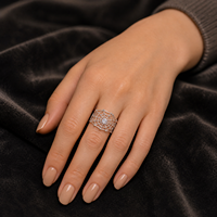 Bague en argent 925 avec moissanite ronde brillante de 4,5 mm, certifiée GRA, pour femme, idéale pour les fêtes d'Halloween