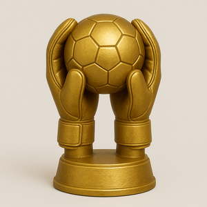 Trophée <span class=keywords><strong>de</strong></span> <span class=keywords><strong>gardien</strong></span> <span class=keywords><strong>de</strong></span> <span class=keywords><strong>but</strong></span> personnalisé WeiVista en résine, gants <span class=keywords><strong>de</strong></span> football, récompense, usine OEM - Product Image 2