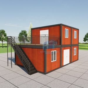 Resistente alle intemperie 2 piani 40ft & 20ft costruzione modulare casa contenitore per esterni per pannello Sandwich residenziale - Product Image 2