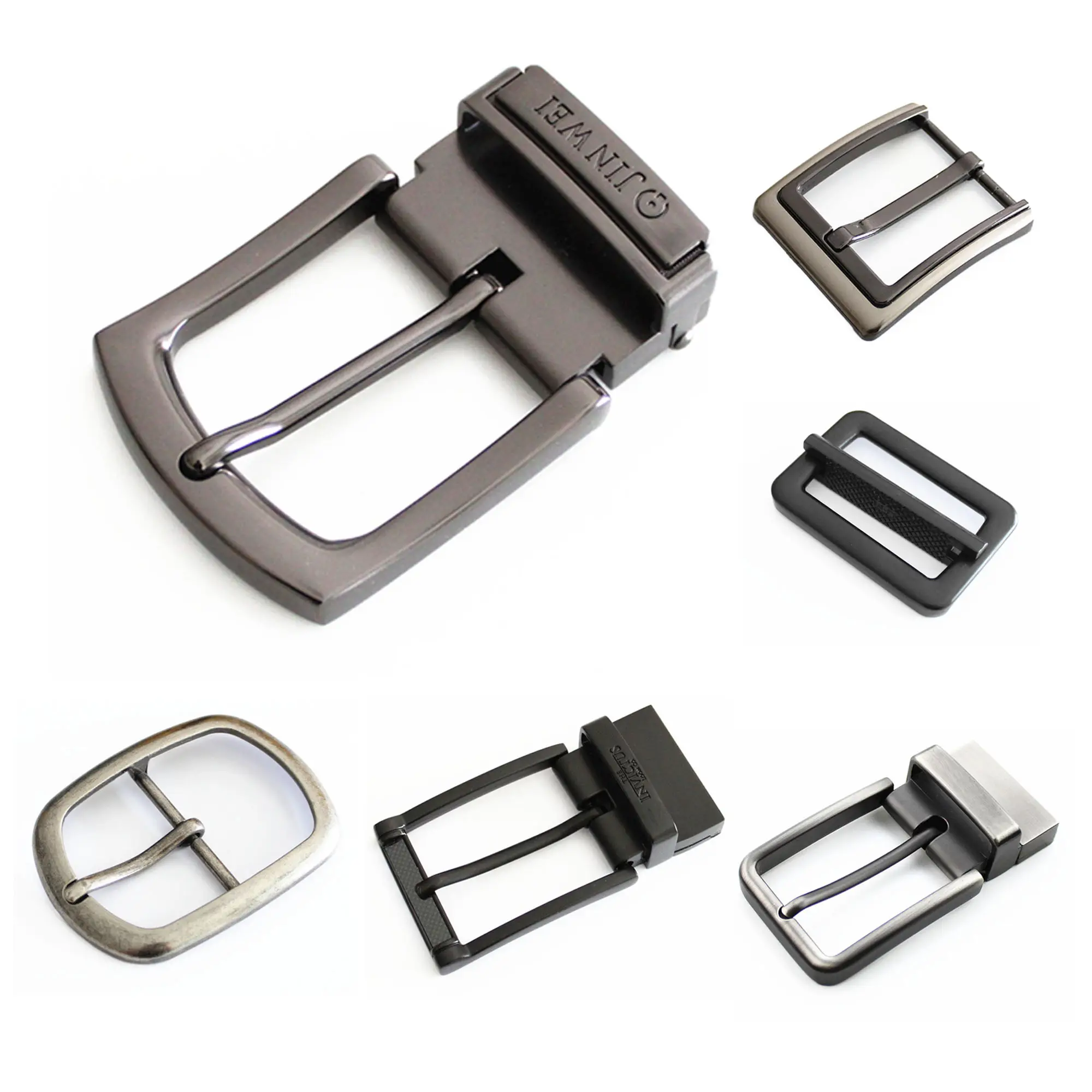 Benutzer definierte Pin Clip reversible Gürtels chn allen hochglanz poliert und glänzende Farbe anpassen Logo Gravur Metalls chnalle für Männer