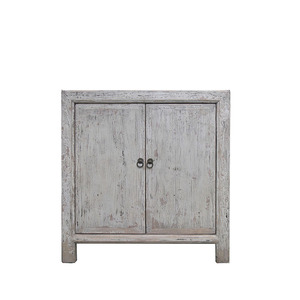 Meuble de salon en bois blanc antique chinois, reproduction, vente en gros - Product Image 1