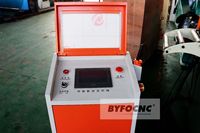 Mesin Pembuat Sudut Flens TDF Saluran HVAC Otomatis Penuh BYFO JB23 Mechanical Punch Corner Production Line
