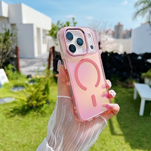 <span class=keywords><strong>Funda</strong></span> Magnética Translúcida con Degradado de Color para <span class=keywords><strong>iPhone</strong></span> Air 16 15 <span class=keywords><strong>14</strong></span> 13 12 11 17 Pro Max, Carga Inalámbrica, Alta Calidad - Product Image 2