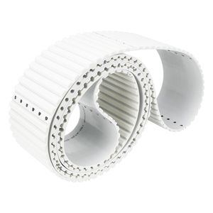 Courroie de distribution en PU de haute qualité avec positionnement précis et conception articulée, dotée de trous d'installation pour les crampons, support personnalisé OEM - Product Image 3