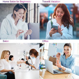 <span class=keywords><strong>Lime</strong></span> à ongles électrique, kit professionnel de manucure et pédicure pour perceuse à ongles, bandes de ponçage et brosse - Product Image 5