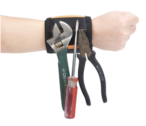 कस्टम लोगो 15 मैग्नेट समायोज्य कलाई का पट्टा के लिए चुंबकीय Wristband पकड़े शिकंजा, नाखून, ड्रिल बिट्स, उपकरण - Product Image 5