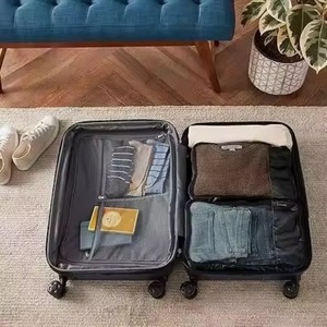 Échantillon Gratuit : Ensemble de 4 Cubes de Rangement de Voyage Durables avec Panneau Supérieur en Maille – Organiseurs de Bagages - Product Image 6