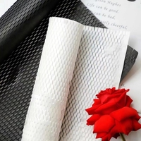 Papier d'emballage en nid d'abeille en papier vélin imperméable LUCIA pour fleuristes, matériel d'emballage pour bouquets floraux