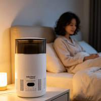 Mesin Ion Oksigen Negatif Kompak Senyap untuk Rumah dan Kantor dengan Fitur Pelembap Terintegrasi, Konsumsi Daya Rendah, Filter HEPA, Udara Bersih untuk Tidur