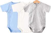 2024 Neues Design Bambus individueller Kleinkind-Kind-Gestrickter Neugeborenen-Strampler Babykörperanzug