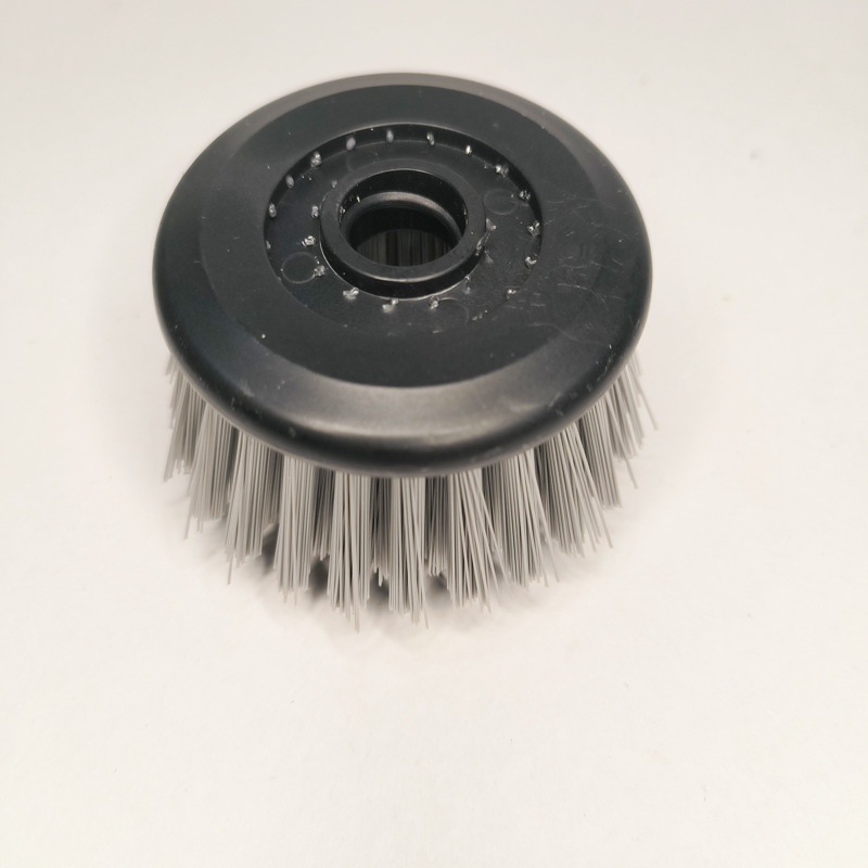 Brosse à vaisselle à long manche, tête séparable - Noir - Universelle