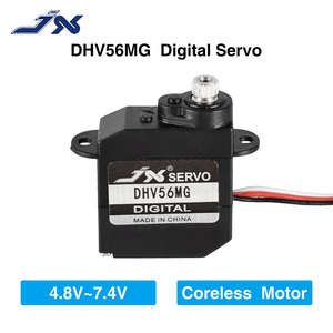 เซอร์โว JX DHV56MG DS ดิจิตอล คอร์เลส 1.2 กก. 0.10 วินาที เกียร์โลหะ HV 5.6 กรัม DC4.8V-7.4V 1520s/330Hz สำหรับรถบังคับ/โดรน DIY - Product Image 4