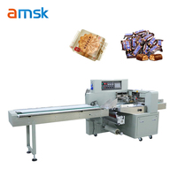 Machine d'emballage d'emballage à flux ZY-450 pour légumes chocolat tablette Biscuit bonbons sac Flowpack oreiller scellage Machine d'emballage