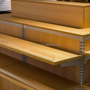 منصة عرض أرضية ترويجية على شكل جزيرة للسوبر ماركت مع صناديق خشبية ودعائم عرض للمشاهد - Product Image 2