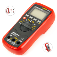 Voltmeter 600V DC/AC hitungan 6000 Ohm Volt Amp Tester Multimeter Digital untuk ketahanan arus kapasitas kontinuitas
