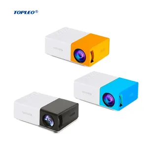 Topleo proyektor mini android, proyektor mini saku iklan, layar ponsel laser 3d, layar LED lampu depan, Proyektor android