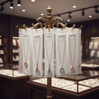 Collier chaîne en acier inoxydable plaqué or 14 carats anti-ternissement en gros pour commandes d'exportation en vrac