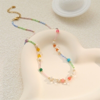 Nouveau Collier Pendentif Étoile de Mer Coloré en Acier Inoxydable, Bijoux de Style Niche pour Femmes, Vente en Gros Transfrontalière