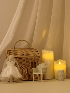 12 ~ 8 Punten Poppenhuis Europese Stoel Met Miniatuur Pop Schieten Rekwisieten/Voor Maileg Stijl - Product Image 6