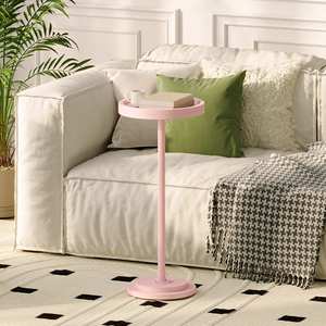 <span class=keywords><strong>Tavolino</strong></span> Laterale Rosa all'Ingrosso, <span class=keywords><strong>Tavolino</strong></span> Rotondo Rosa, Piccolo <span class=keywords><strong>Tavolino</strong></span> Portabevande Rosa <span class=keywords><strong>per</strong></span> Soggiorno - Product Image 4