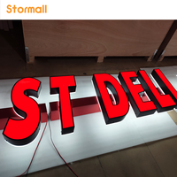 Letras de Canal 3D LED para Montaje en Pared Interior y Exterior, Letrero Publicitario de Acero Inoxidable, Clasificación IP67, CE, Empresas, Hospitales