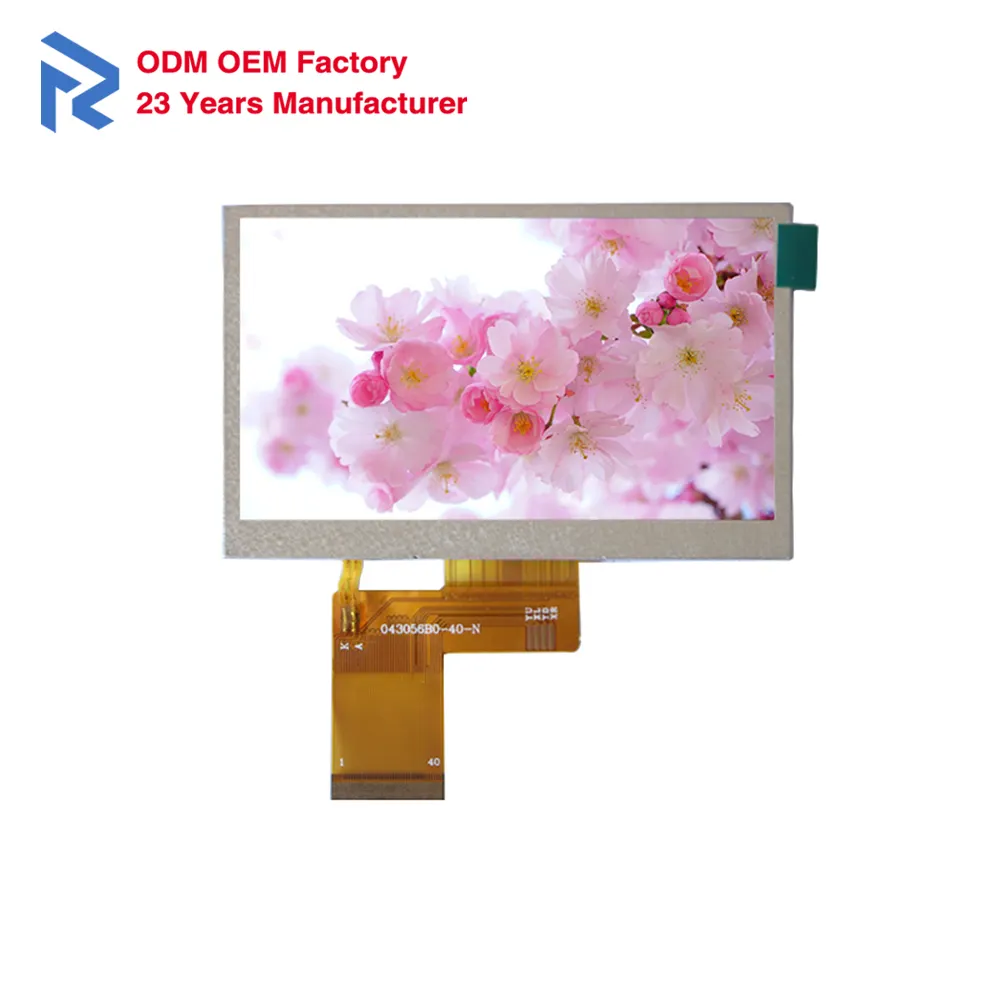 Penjualan terlaris 4.3 inci 480X272 Ili9341 RGB LCD TFT modul Tampilan dengan Rgb Antarmuka TFT Panel LCD