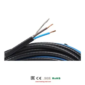 230v Fluoropolymer insulated underground heating cable / indoor floor heating cable/slim heating cable