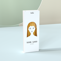Boîte d'emballage en papier kraft avec fenêtre pour pâtes noddles nouveau design