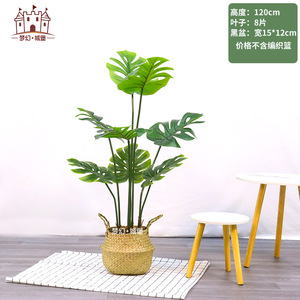 Planta Artificial Monstera Dream Castle de 120cm, 150cm, 180cm, 210cm, Decoración de Interior en Maceta de Plástico - Product Image 4