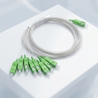 Peralatan Fiber Optik PLC Splitter Pabrik 1*8 SC/APC FTTX Menggunakan Panjang Gelombang 1260-1650nm