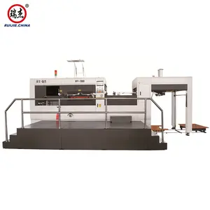 Automatic flatbed die cutting machine with stripping machine good quality supplier in china