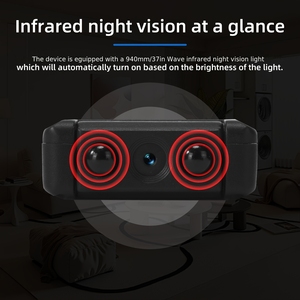 Mini caméra portable HD 1080P avec 180° de vue °   Objectif rotatif réglable, vision nocturne, webcam PC, enregistreur de sécurité domestique compact - Product Image 4
