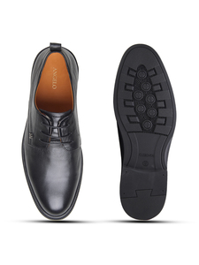 Zapatos de vestir formales de cuero genuino para hombre, zapatos Oxford clásicos con cordones, para negocios, oficina, bodas, hechos a mano, cómodos - Product Image 6