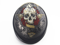 Casque de moto rétro ZoomLon Factory en gros, certifié DOT, en ABS, style allemand, casque ouvert pour moto