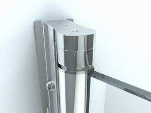 Vente chaude Moderne Carré Pivot Argent <span class=keywords><strong>Baignoire</strong></span> Écran 6mm Verre Trempé Pliant Style Ouvert pour Salle De Bains ou Hôtel - Product Image 3