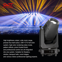 Luces Móviles de Cabeza Móvil LED de 800W para Perfil, DMX Beam Spot Wash BSW Zoom CMY+CTO Zoom, Alto CRI 90, 3 Prismas, 5 Colores, 2800-8500K