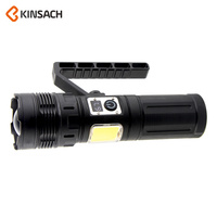 Lampe torche tactique puissante en alliage d'aluminium LED de type C 50W pour le camping et la chasse en plein air, vente en gros