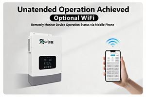 อินเวอร์เตอร์ไฮบริด MPPT กำลังไฟ 6.2 กิโลวัตต์/<span class=keywords><strong>12</strong></span> กิโลวัตต์ แบบสามทางออก สำหรับใช้ในบ้าน ระบบโซลาร์เซลล์แบบออฟกริด - Product Image 4