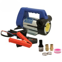 Pompe à engrenages électrique auto-amorçante portable 12V 24V 100W en fonte, OEM, pour usage domestique, compatible camions et excavatrices, pour huile