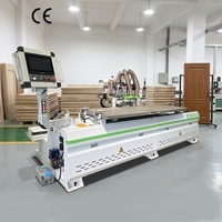 Máquina CNC para perforar orificios de cerraduras en puertas de madera, fresadora de mortajas, centro de procesamiento multifunción para puertas de madera