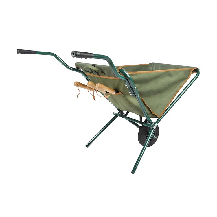 Высококачественная тележка для садовых инструментов, складывающаяся, четыре складных тачки