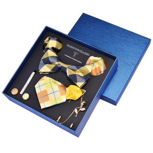 Set Cravate Et Pochette HISDERN Homme - Cravate 150cm - Pochette 31x31cm - Uni Élégant - Mariage, Bureau