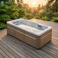 Piscine conteneur VirLux V8001, écologique, durable et facile à installer pour une utilisation en extérieur