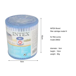 INTEX filter pompa penyaring catridage model H 29007 Aksesori kolam renang 9*10cm di atas kolam tanah untuk model 28602