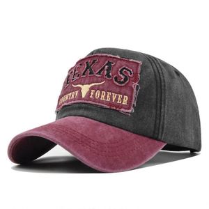 Factory Supply Customized Sporty American Style Texas 100% Cotton Baseball Caps Vintage Washed Distressed <b>Patch</b> Embroidery - Product Image 3