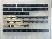 KLASS 350mm 500mm 750mm conector de riel de alimentación personalizable enchufes eléctricos enchufe de mesa de pista de oficina Universal