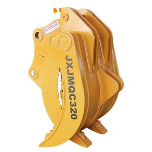 JSMG08 Mechanical Grapple Cocok untuk Excavator 18~24 Ton | |   Alat Tambahan Excavator Mekanik Penjepit Batu Baja untuk <span class=keywords><strong>Backhoe</strong></span> - Product Image 1