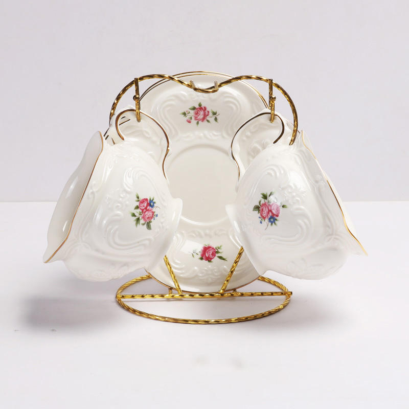 double cup and saucer