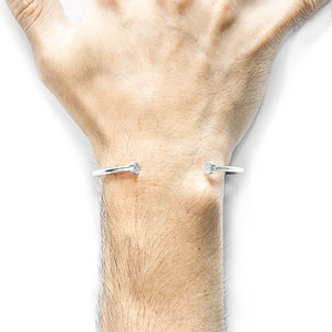 Bracciale Ditton Round Midi Wayfarer in argento - Product Image 5